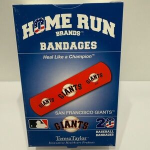 MLB San Francisco Giants Baseball Home Run Brands Bandages team logo 20ct New